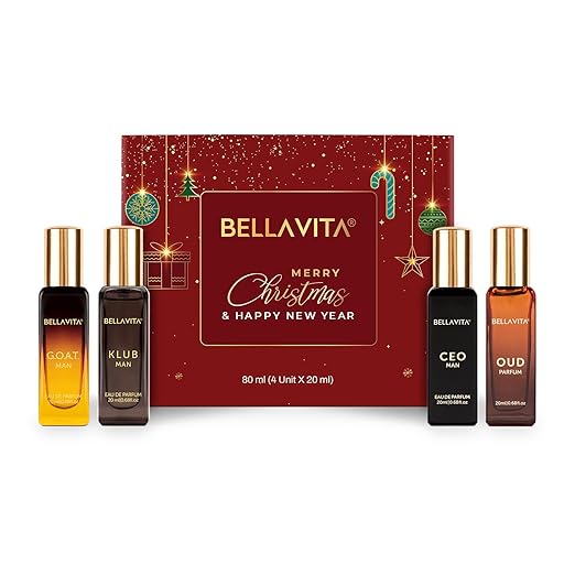 Bellavita Men'S Perfume Gift Set For Christmas & New Year 