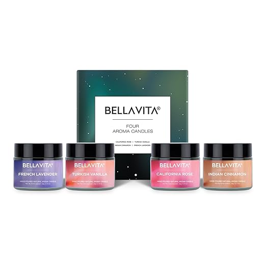 Bella Vita Organic Soy Wax Aroma Candles Set