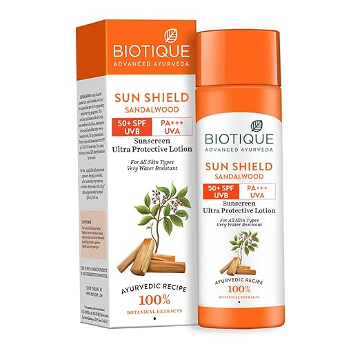 Biotique Sandalwood Sunscreen Ultra Soothing Face Lotion SPF 50+