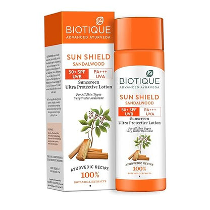 Biotique Sandalwood Sunscreen Ultra Soothing Face Lotion SPF 50+