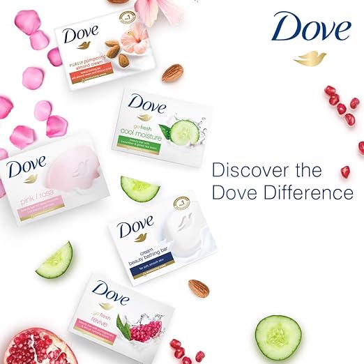 Dove Cream Beauty Bathing Bar With ¼ Moisturizing Cream