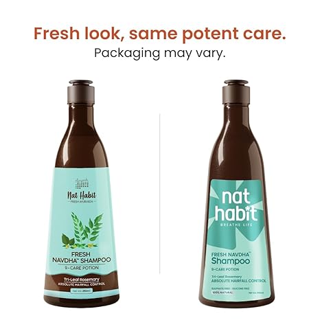 Nat Habit Tri-Leaf Rosemary Navdha Shampoo