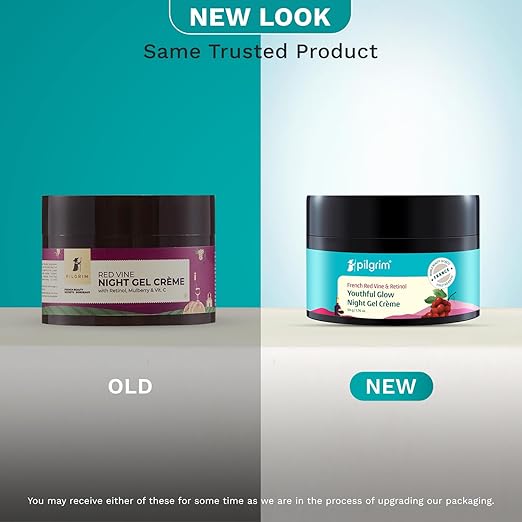 Pilgrim French Red Vine and Retinol Youthfull Glow Night Gel Creme