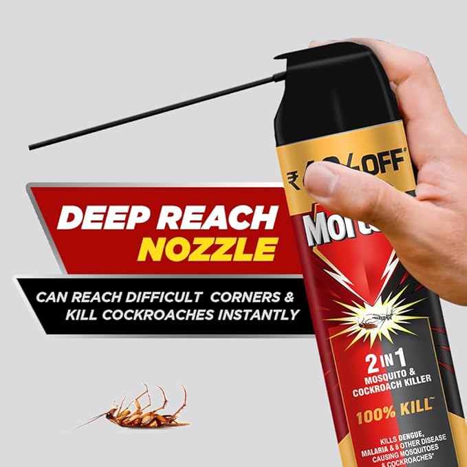 Mortein 2 in 1 Mosquito Killer & Cockroach Killer Spray