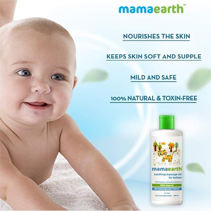 Mamaearth Soothing Massage Oil for Babies - PUSHMYCART