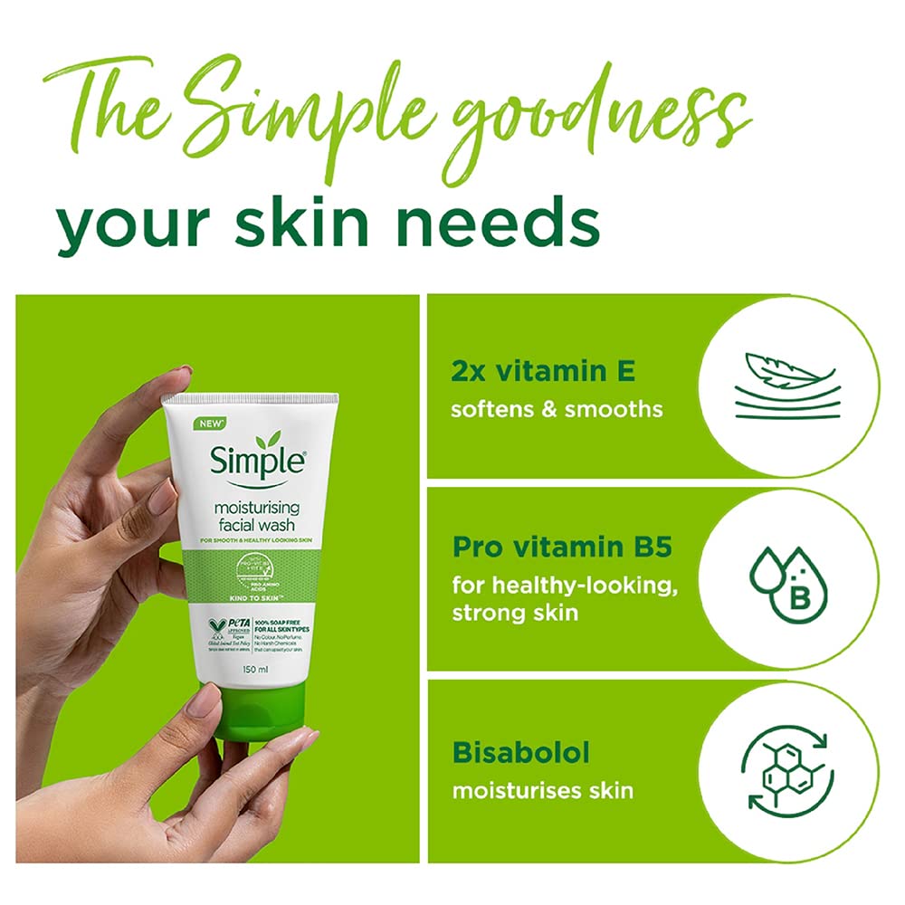 SIMPLE – Moisturising Face Wash