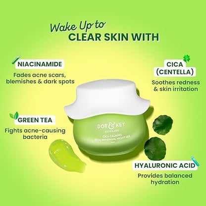 Dot & Key Cica Calming Skin Renewing Night Gel