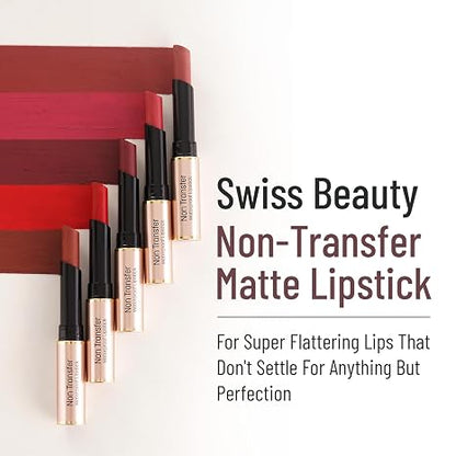 Swiss Beauty Non Tranfer Matte Lipstick