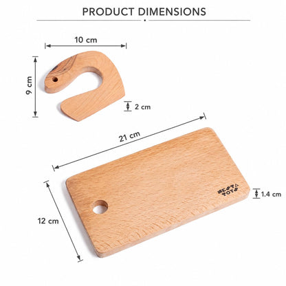 Nesta Toys Chopping Board & Knife for Kids