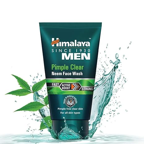 Himalaya Men Pimple Clear Neem Face Wash - PUSHMYCART