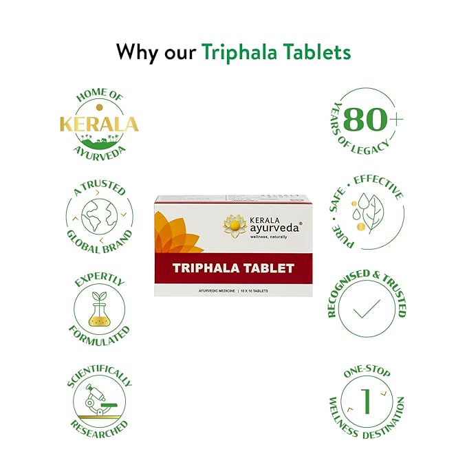 Kerala Ayurveda Triphala Tablets