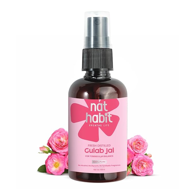 Nat Habit Pure Gulab Flora Jal 