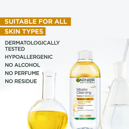Garnier Skin Naturals Micellar Oil-Infused Cleansing Water - PUSHMYCART