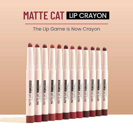 Swiss Beauty Non-Transfer Matte Cat Lip Crayon 1.5g
