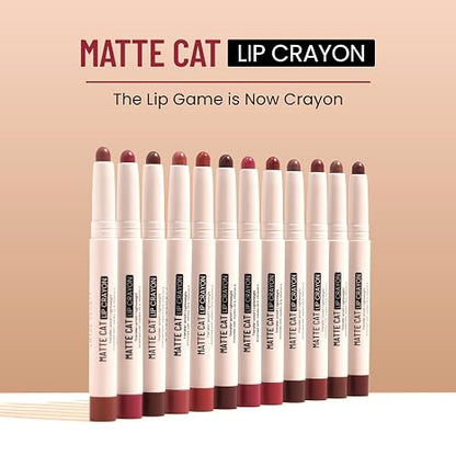 Swiss Beauty Non-Transfer Matte Cat Lip Crayon 1.5g