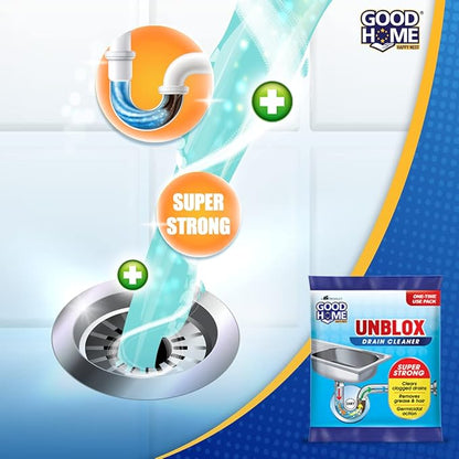 Good Home Unblox Drain Cleaner Effective Sink Cleaner