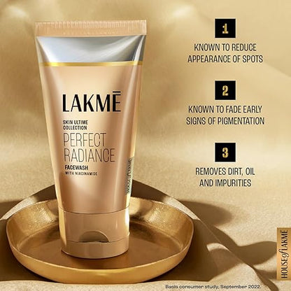 LAKMÉ Perfect Radiance Brightening Facewash with 98% Pure Niacinamide Complex