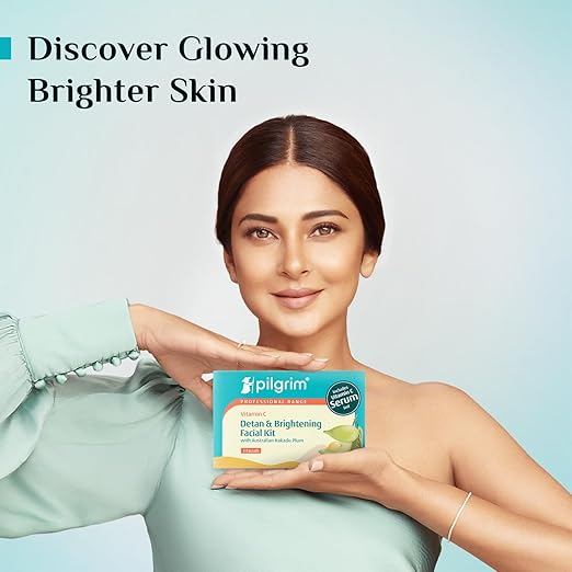 Pilgrim Vitamin C Detan & Brightening Facial Kit