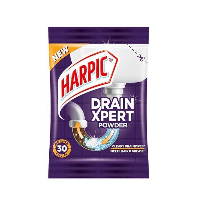 Harpic Drain Xpert Drain Cleaner Powder 