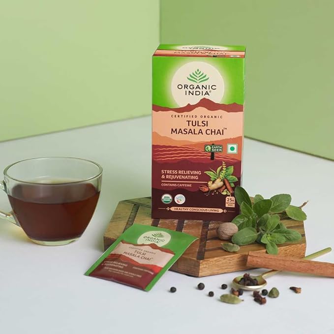 Organic India Tulsi Masala Chai - PUSHMYCART