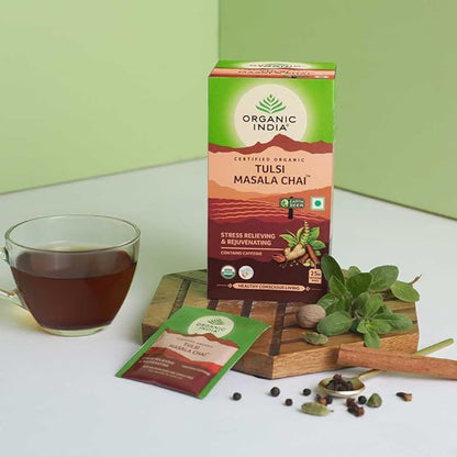 Organic India Tulsi Masala Chai - PUSHMYCART
