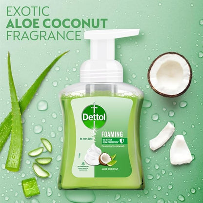 Dettol Foaming Handwash Pump - Aloe Coconut