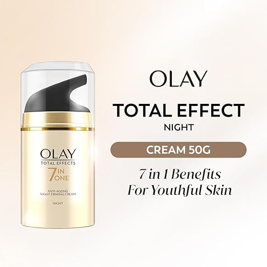 Olay Night Cream Total Effects 7 in 1, Night Cream, 50g