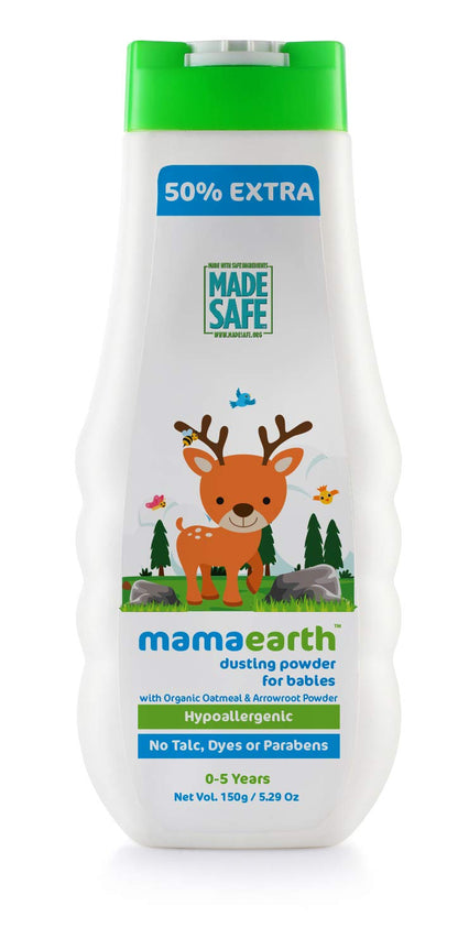 Mamaearth Milky Soft Natural Baby Face Cream & dusting Powder - PUSHMYCART