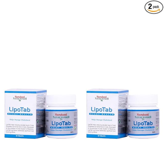 Hamdard Lipotab White 60 Tablets