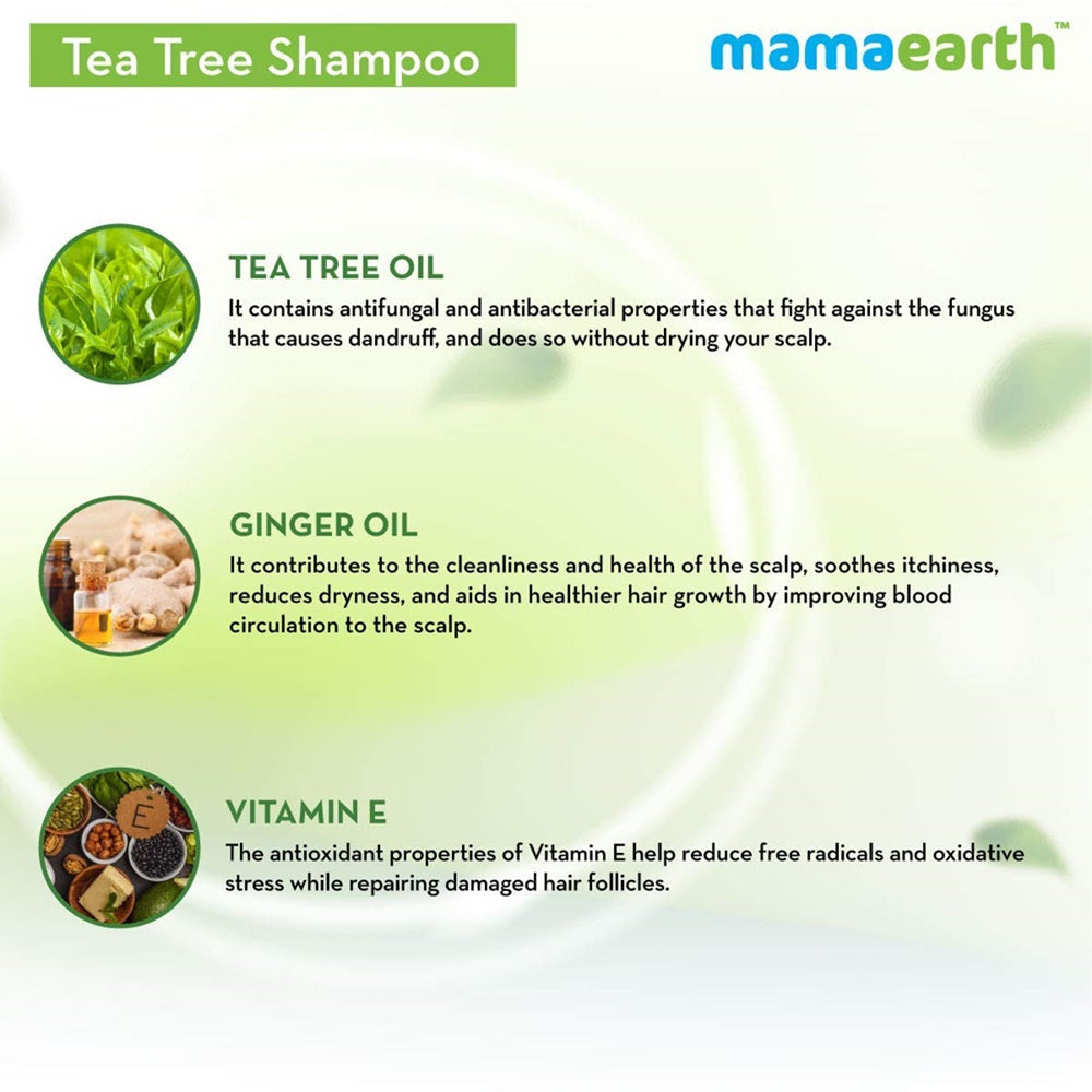 Mamaearth Tea Tree Shampoo and Onion Hair Oil