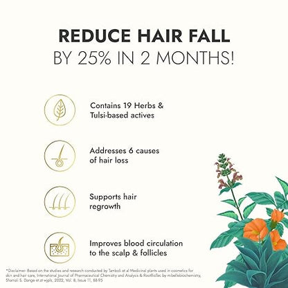 Kapiva Ayurveda Hair Rituals Tulsi Anti Hairfall Oil