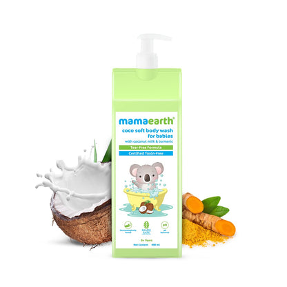 Mamaearth Coco Soft Body Wash For Babies With Coconut Milk and Turmeric