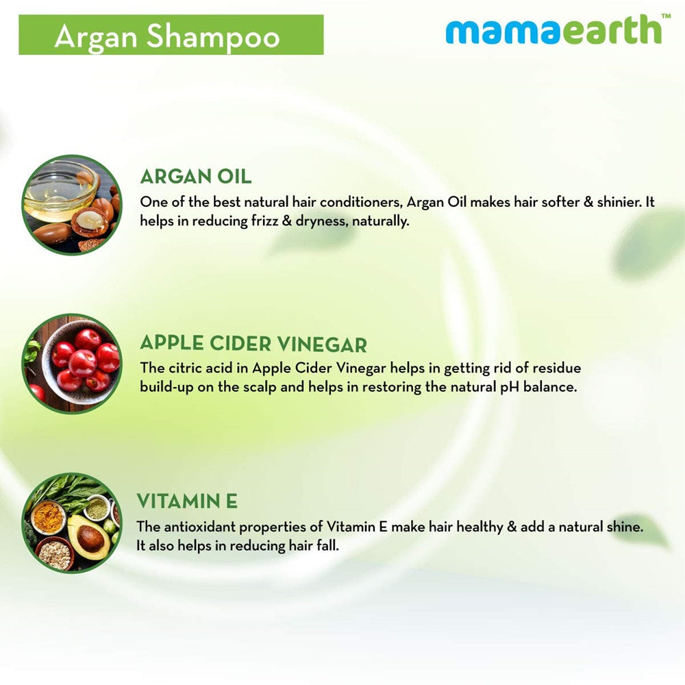 Mamaearth Argan Shampoo and Conditioner Combo