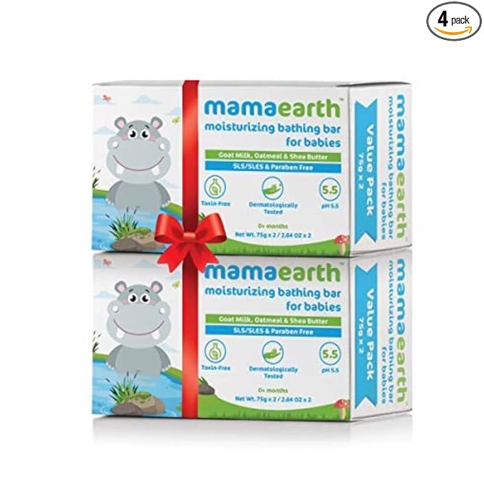 Mamaearth Moisturizing Bathing Bar Soap - PUSHMYCART