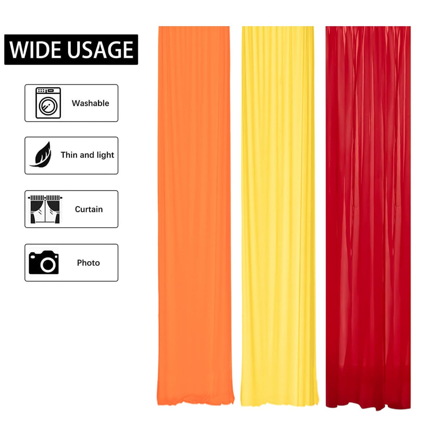 Party Propz Yellow Orange Red Ganpati Backdrop Decoration