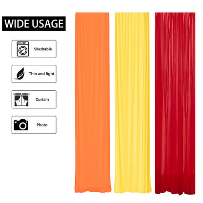 Party Propz Yellow Orange Red Ganpati Backdrop Decoration