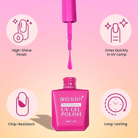 Swiss Beauty Professional Uv Gel Nail Polish 15ml