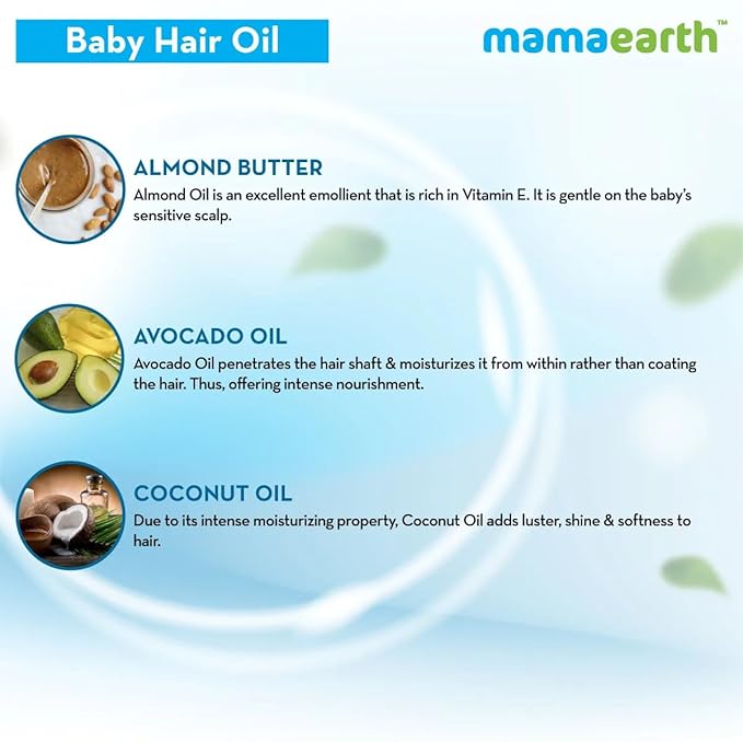 Mamaearth Nourishing Baby Hair Oil - PUSHMYCART