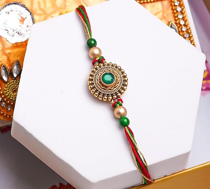 Gifticon Rakhi for Brother with Chocolate Rakhi with Chocolate Gift Hamper