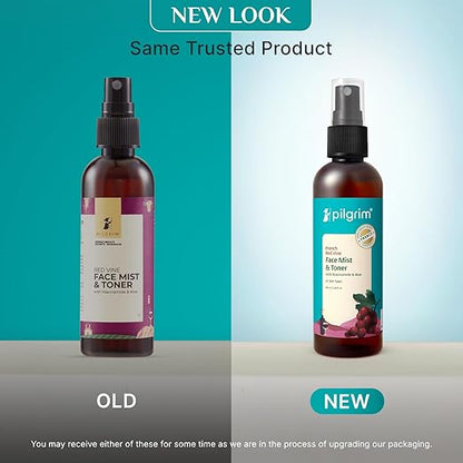 Pilgrim Red Vine Face Mist and Toner with Niacinamide & Aloe