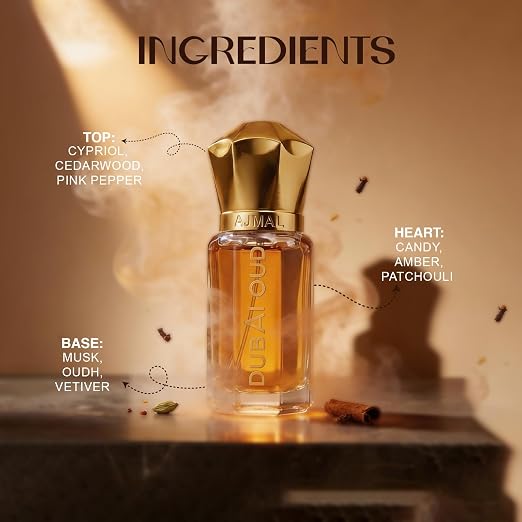 Ajmal-Dubai-Oud-Attar-5ml-Unisex-Non-Alcoholic-Perfume