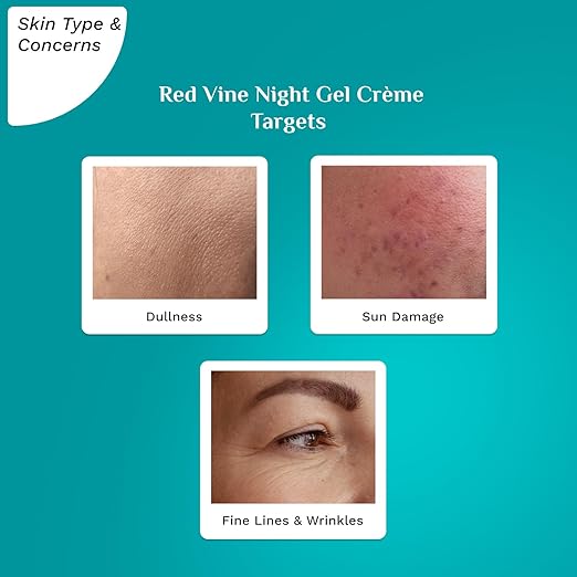 Pilgrim French Red Vine and Retinol Youthfull Glow Night Gel Creme