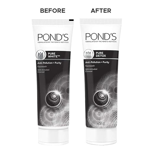 Pond's Pure White Anti Pollution Activated Charcoal Face Wash