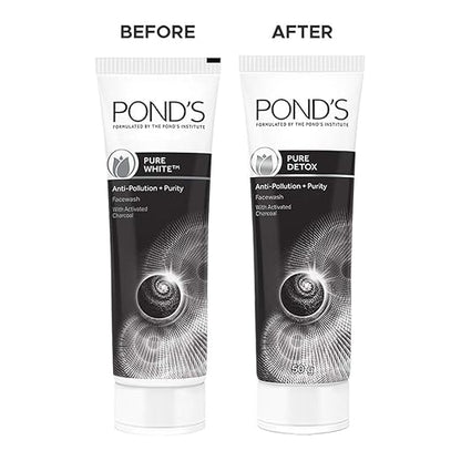 Pond's Pure White Anti Pollution Activated Charcoal Face Wash