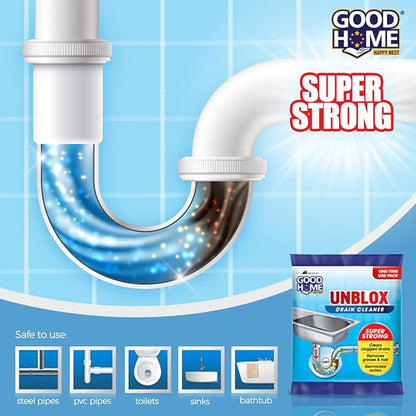 Good Home Unblox Drain Cleaner Effective Sink Cleaner