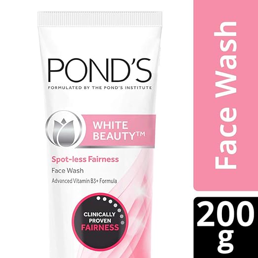 Pond's White Beauty Spot Less Fairness Face Wash, Removes Dead Skin And Dark Spots