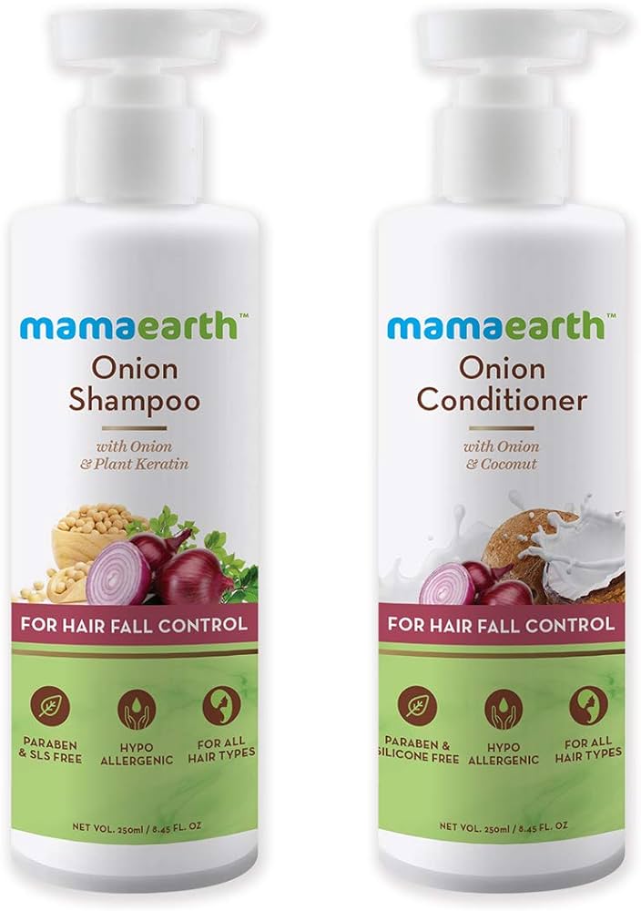 Mamaearth Onion Anti Hairfall Combo |Shampoo and Conditioner