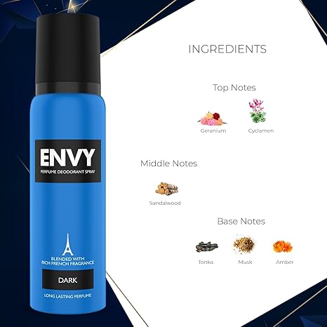 ENVY Dark Deodorant| Long Lasting Deo Spray