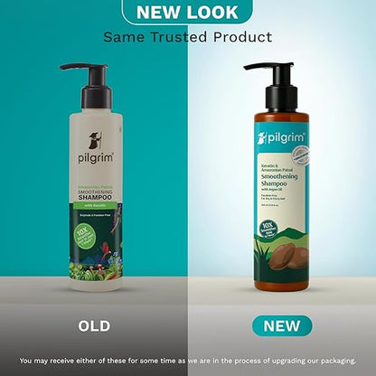 Pilgrim Patua & Keratin Hair SMOOTHENING SHAMPOO for Dry & Frizzy hair