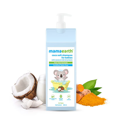 Mamaearth Coco Soft Shampoo with Coconut Milk and Turmeric for Babies